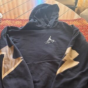 Men's Jordan Black Hoodie with Accents